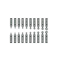 Asimeto 119-80-0 Anvils for Gear Tooth Micrometers