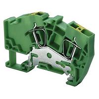 Altech AGT6 DIN Rail Terminal Blocks ANGULAR GRND EARTH SPRING CLAMP 48X74mm
