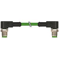 SIEMENS 3RK19022NB50 PROFINET CABLE,PREFAB,2XM12 4-CORE,SHLD,5M,D