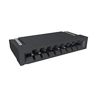 Amphenol FCI HFW8R-1STE1H1LF Headers 1.00mm Flex Connector, HFW-R series, 8 Position, Bottom Side Contact, Side Entry Surface Mount Non-ZIF Connector, Tin plated, Lead Free, Halogen-Free.