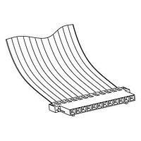 Amphenol FCI 10027313-146LF Headers 46P, Single Row,Vert Latching, Receptacle