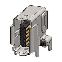 Amphenol Commercial Products ND9AS1200 Connectors ix Industrial IP20 Rct,Type A RA FlgSMT