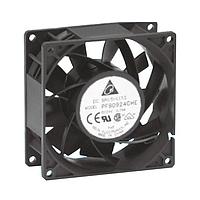 Delta Electronics, Inc. PFB0512EHF Tubeaxial DC Tubeaxial Fan, 50x32mm, 12VDC, Ball Bearing, Lead Wires, Locked Rotor Sensor