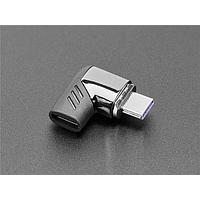 Adafruit 5521 USB Type C Connectors Magnetic Right Angle USB Type C Adapter - 120W Data and Power