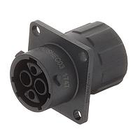 Amphenol SINE Systems RTS012N2SHEC03 Connectors RCP SQ FL 4POS SZ 12 SCKT SEAL