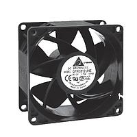 Delta Electronics, Inc. QFR0812EHE-R00 Axial DC Axial Fan, 80x38mm, 12VDC, Locking Speed Sensor