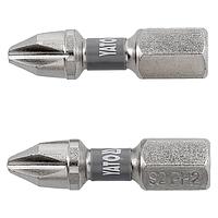 YATO YT-78001 Screwdriver Bits (PH2x25mm, 1/4")
