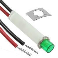 VCC 2153A5 Neon Panel Mount Indicators GREEN DIFFUSED 5/16" MOUNTING HOLE