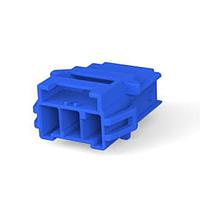 AMP Connectors - TE Connectivity 3-1971772-3 Headers & Wire Housings PTL 1X3 CAP PANEL MT STD TEMP KEY C BLU