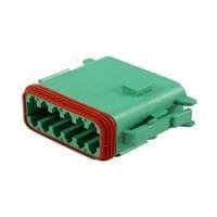 DEUTSCH - TE Connectivity DT06-12SC-B016 12-Way 12P DT PLG ASM KEY C EXT SHELL, SL RET