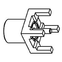 Amphenol RF 252218 PCB Connectors MCX PCB Jack