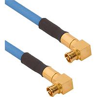 Amphenol SV Microwave 7032-7157 RF Cable Assemblies SMPM F R/A to SMPM F Cbl Assy for .085Cbl