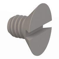 Essentra Components 50M035060H005 Slotted Countersunk 90 Slotted CSK Screw, M3.5 X .6 Thread, 5mm Lg