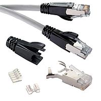 Stewart Connector 940-SP-301010R-RMK4 Modular Modular Plug Standard 10P 10C Unshielded .032-.038 Conductors RMK4-Keyed