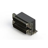 EDAC 661-025-364-034 Dual Port D-Sub Connectors Right-angle Dual Port D-Sub Connector