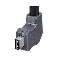 Hirose Electric IX32G-B-8S-CVL2(7.0) Industrial IX Series Plug Type B 22 AWG 8pos Female Contact Upward Cabling