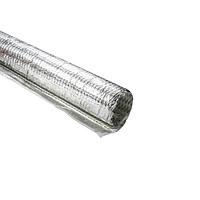 HellermannTyton 170-03195 Cable Protection Braided Wrap, Aluminum Laminated Fiberglass, 4' Long Stick, 1" Dia, AL/GF, Silver, 9/box