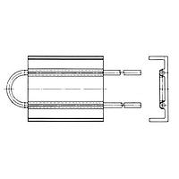 Wakefield Thermal 180-11-12C General Purpose Liquid Cold Plate, Copper Tubing, 304.8x127.2x17.5mm