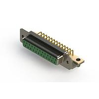 EDAC 630-M25-340-GT3 D-Sub Connectors - Standard Density Right Angle D-Sub Connector