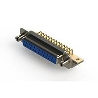 EDAC 630-M25-640-LN6 D-Sub Connectors - Standard Density Right Angle D-Sub Connector