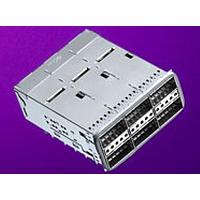 Molex 76870-0004 QSFP ASSEMBLY 2x3 QSFP+ W/ OUTER LIGHT PIPES