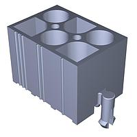 Molex 15-31-1026 Header Assemblies 2P .093 PWR HDR
