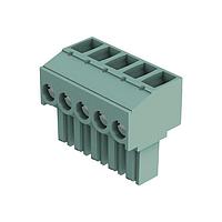 HARTING 14311115402000 Pluggable Terminal Blocks har-flexicon, 11pin female, horizontal, w/ screw termination - 30-14AWG, 10Amps, pitch 3.81mm