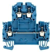 Weidmuller 1041680000 DIN Rail Terminal Blocks WDK 2.5N BL
