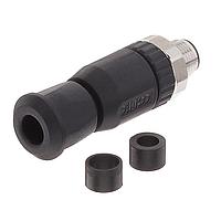 Amphenol CONEC 43-00343 M12 Male Connector SAL-12-RSCE8-S