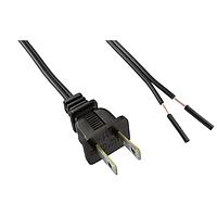 Qualtek Electronics 221001-01 No Receptacle Power Cord 6'0" 2 X 18 2 COND