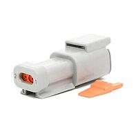 DEUTSCH - TE Connectivity DTM04-2P-E003-KIT 2-Way DTM04-2P-E003 AND WEDGE ONLY