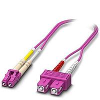 PHOENIX CONTACT 1115602 Fiber Optic Cable Assemblies Multi-mode OM4 duplex jumper  LC-SC  UPC polishing  length 0.5 m