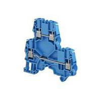 Entrelec - TE Connectivity ZS4-D2-BL Feed Through Terminal Block Aut SNK Screw