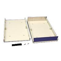 Hammond Manufacturing 1598HGY Instrument FR ABS w/Alum. Ends 11.1x7.87x1.58" Grey