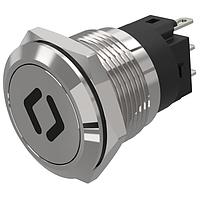 EAO 82-5151.1000.B006 Anti-Vandal 82-5151.1000.B006.pushbutton.momentary.19 mm.stainless steel.flush/flat.no LED.no colour.no LED.soldering terminal.door open