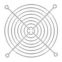 Qualtek Electronics 08195 Guard 120mm Wire Form Fan Guard, Bright Nickel Chrome Finish