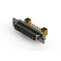 EDAC 630-17W2640-7N2 Mixed Contact D-Sub Connectors Right-angle Power Combo D-Sub Connector