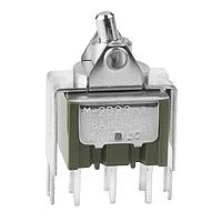 NKK Switches M2022TXW13 Rocker Switches ON-ON .465 BRACKET PC BODY ONLY 66A