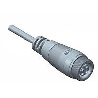 Amphenol LTW 1CD-09AMFM-LL7A10 Sensor Cables / Actuator Cables Ceres, Middle Size, 5A, 09 Pins, Overmolded, Straight