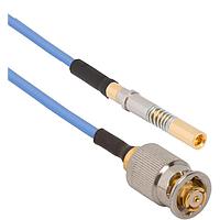 Amphenol SV Microwave FQSMP-047-S16DSMPS-180 RF Cable Assemblies SMP F QB to SMPS (Size 16) 18"Cable