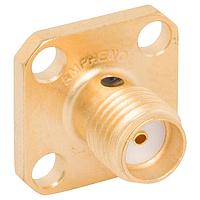 Amphenol RF 901-9215 Connectors 4HOLE FLANGE JACK S/CUP GOLD PLATED