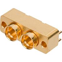 Amphenol SV Microwave 9311-00035 PCB Connectors SMP Male PCB Surface Mount Connector, 2 Port, SB