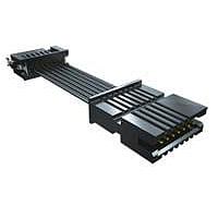 Samtec TFSS-10-28-G-03.25-D-NUS Rectangular Cable Assemblies .050" Tiger Eye(TM) Single Row Discrete Wire Cable Assembly