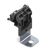 HellermannTyton 151-01938 Ratchet Clamp Ratchet P-Clamp, 0.24 - 0.54" Bundle Dia, 90 Short, 0.51" Hole Dia, PA66HIRHSUV/SS304, Black, 300/ctn