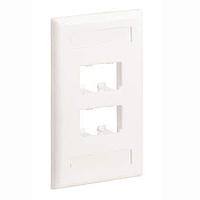 Panduit CFPL4IW-LY Wire Ducting & Raceways Faceplate 4 Port Single Gang Classic