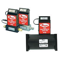 Dwyer GFM-1108 Gas Mass Flow Meter, LCD, Straight Tube, NIST Traceable, Accurate Flow (Aluminum, 2 l/min, ± 1 %, 1/4 in, Compression Fitting)