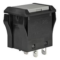 NKK Switches JPL26B-H Pushbutton Switches DPST OFF-ON 16A TV8 GRAY CAP