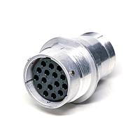 DEUTSCH - TE Connectivity HD34-24-16SN-072 Connectors REC, 16P, AL, N, THD ADPT, DRAIN, 12, S