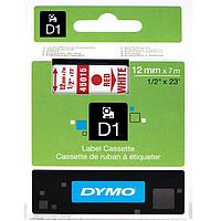 DYMO 63020706 Labelmanager D1 Red/White Tape (12mm x 7m)