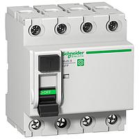 Square D M9R84491 Residual Current Residual current circuit breaker (RCCB), Multi9 GFP, 4P, 100A, A-SI type, 300mA